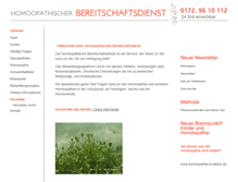 Tablet Screenshot of homoeopathischer-notdienst.de